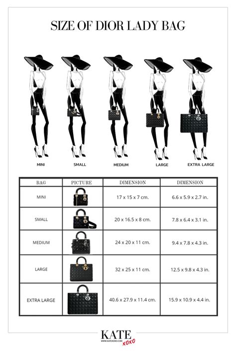 lily dior measurements|lady dior bag size guide.